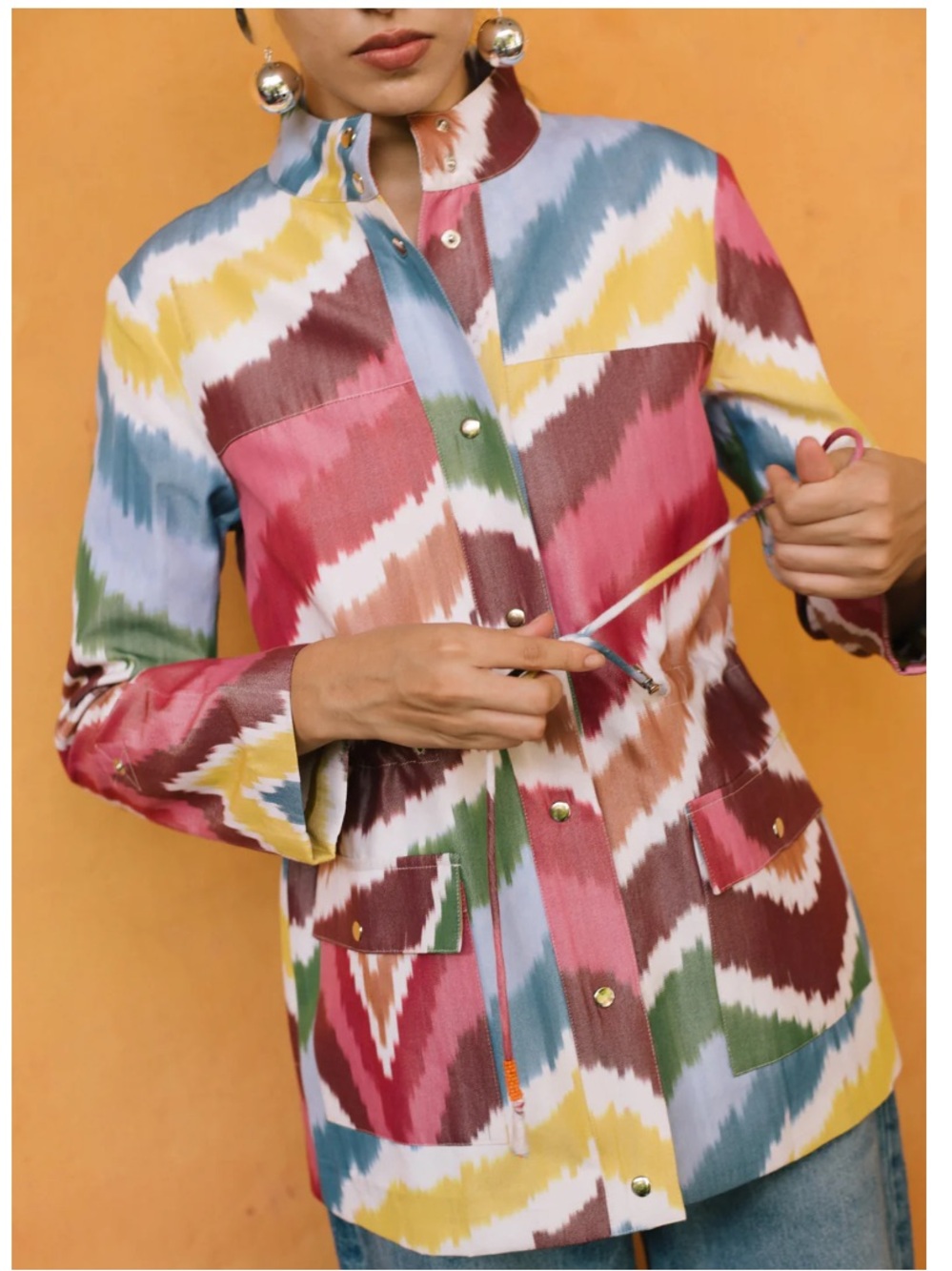 De Castro Rainbow Ikat Jacket